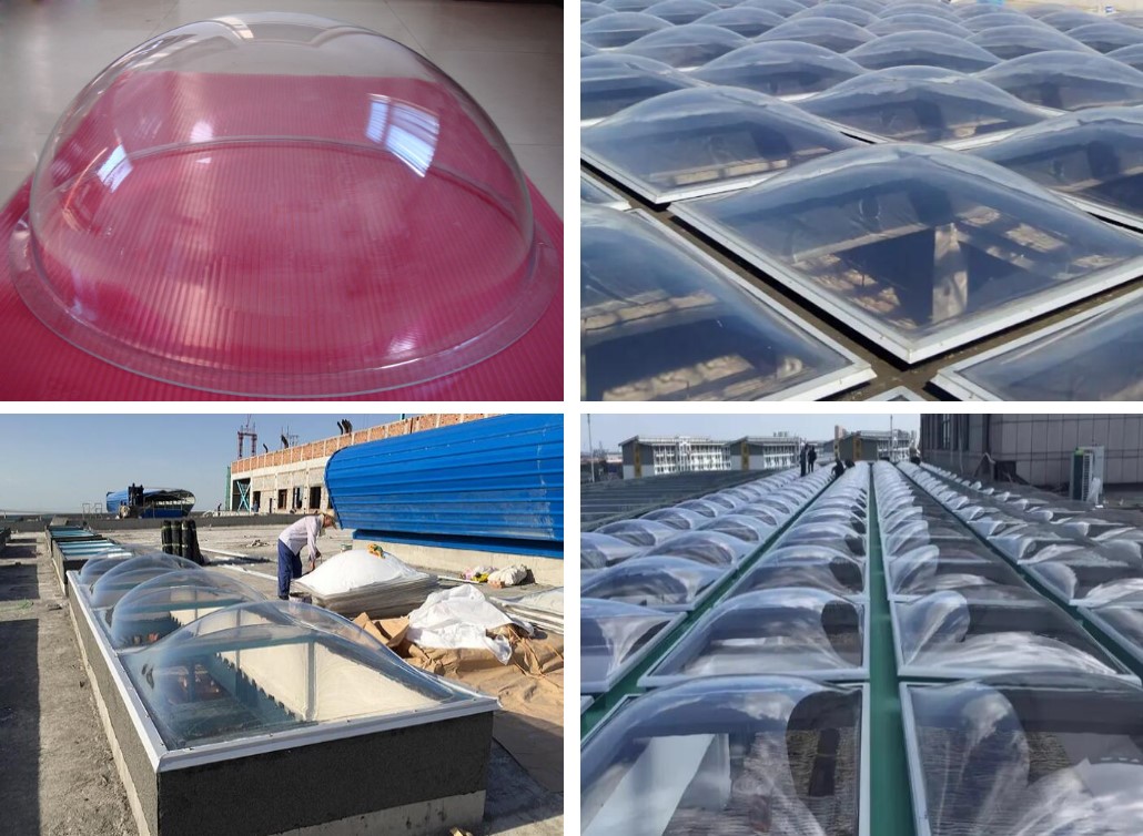 PC板采光罩 吸塑PC板采光罩