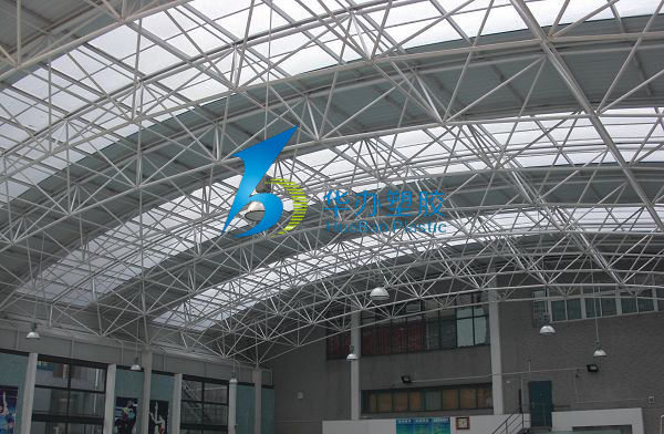 濟南歷城區室內游泳館頂棚-PC耐力板