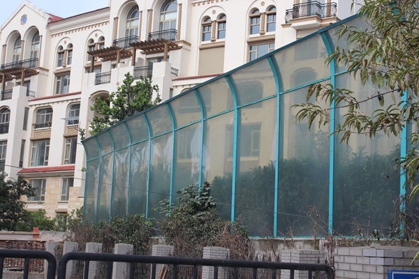 南通軍山花園小區隔音圍墻工程 PC板