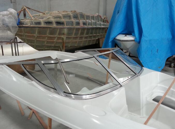 汽艇前擋風玻璃PC板，游艇玻璃亞克力板